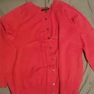Women's Plus Size Lane Bryant Hot Pink Long Sleeves Cardigan. Never worn.